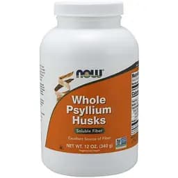 Натуральна добавка Now Organic Whole Psyllium Husks 340 г