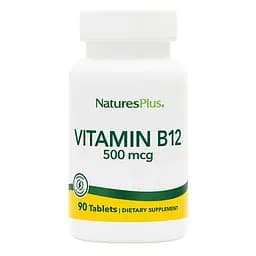 Вітаміни та мінерали NaturesPlus Vitamin B12 500 mcg 90 таблеток