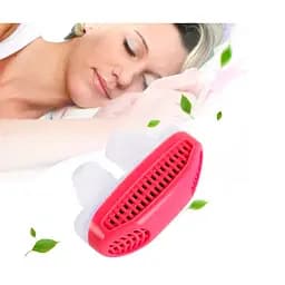 Клипса от храпа 2in1 красная Anti Snoring & Air Purifier средство от храпа и очиститель воздуха
