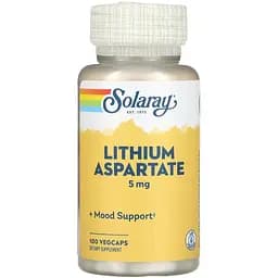 Літій Solaray 5 мг 100 капсул