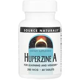 Гуперзин А Source Naturals Huperzine A 200 мкг 60 таблеток - мініатюра 1