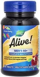Комплекс для здоров'я чоловіків 50+ Nature's Way Alive! Men's 50+, 50 таблеток - мініатюра 3