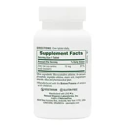 Вітаміни та мінерали Natures Plus Zinc 10 mg, 90 таблеток - мініатюра 2