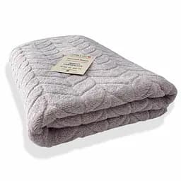 Рушник банний Lovely Svi  бавовна жаккардове для ванної, готелів, СПА - 70 х 140 см Milano  бежево - сірий