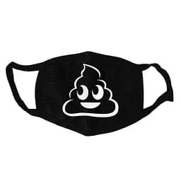 Маска тканевая Geekland весёлая какашка чёрная MS 057