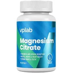 Цитрат магнію VPLab Magnesium Citrate, 90 капсул - Термін 02.26