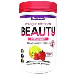 Колаген 1 і 3 типу Bluebonnet Nutrition Collagen Refreshers Beauty Type I & III полуниця-лимон 320 г