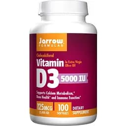 Витамины и минералы Jarrow Formulas Vitamin D3 5000 IU 100 капсул