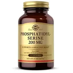 Натуральная добавка Solgar Phosphatidylserine 200 mg, 60 капсул - мініатюра 1