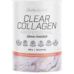 Препарат для суглобів і зв'язок BiotechUSA Clear Collagen Professional Троянда-гранат 350 г
