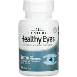 Комплекс для здоров'я очей 21st Century Healthy Eyes Lutein and Antioxidants 60 таблеток