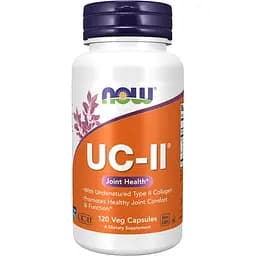 Препарат для суглобів і зв'язок Now UC-II 40 mg 120 вегакапсул