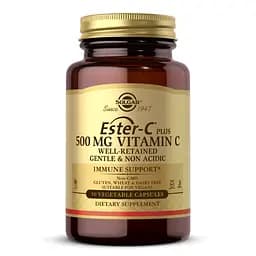 Комплекс вітаміну С Solgar Ester-C Plus Vitamin C 500 mg, 50 вегакапсул