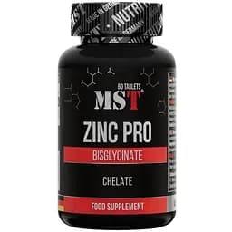 Цинк бісгліцинат MST Zinc Pro Chelate, 60 таблеток