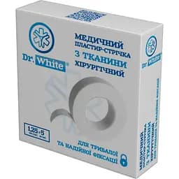Медичний пластир Dr.White на тканинній основі 1.25 см х 5 м