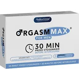 Натуральна добавка Medica-Group Orgasm Max for Men для підвищення потенції 2 капсули