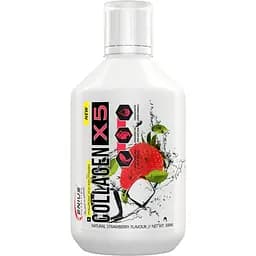 Для суглобів та зв'язок Genius Nutrition Collagen-X5 liquid Strawberry 500 мл