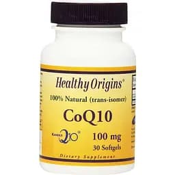 Коензим Q10 Healthy Origins Kaneka COQ10 100 мг 30 желатинових капсул