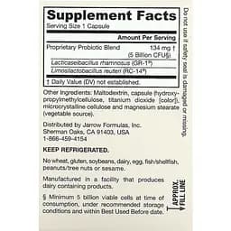 Пробіотики Jarrow Formulas Women's Fem Dophilus 5 млрд 30 капсул - мініатюра 4