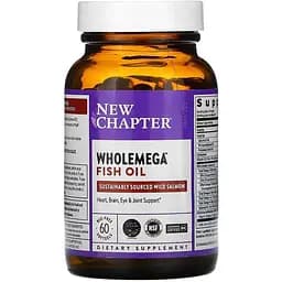 Жирні кислоти New Chapter Wholemega Fish Oil 60 капсул