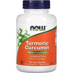 Натуральна добавка Now Curcumin 120 вегакапсул
