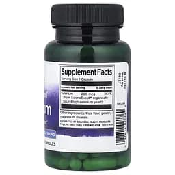 Селен Swanson SelenoExcell 200 mg, 60 капсул для антиоксидантного захисту - мініатюра 2