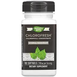 Хлорофилл концентрат Nature's Way Chlorophyll Concentrate 90 гелевых капсул