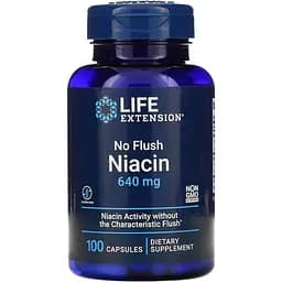 Витамины и минералы Life Extension No-Flush Niacin 100 капсул