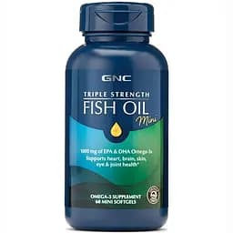 Жирні кислоти GNC Triple Strength Fish Oil Mini 60 капсул