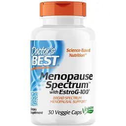 Натуральная добавка Doctor's Best Menopause Spectrum with EstoG-100, 30 вегакапсул