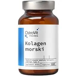 Препарат для суглобів і зв'язок OstroVit Pharma Marine Collagen 60 капсул