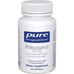 Полікозанол Pure Encapsulations Policosanol 20 мг 120 капсул
