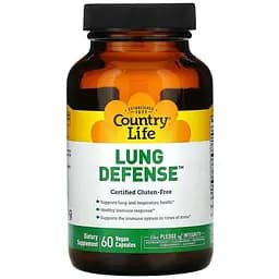 Захист легенів Country Life Lung defence 60 веганських капсул