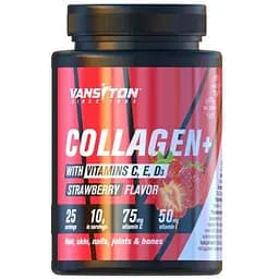 Препарат для суставов и связок Vansiton Collagen+ Клубника 250 г