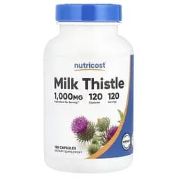 Розторопша Nutricost 1000 мг 120 капсул