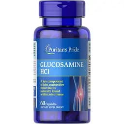 Препарат для суглобів і зв'язок Puritan's Pride Glucosamine HCL 680 mg 60 капсул