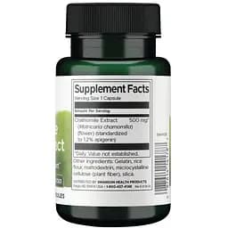 Екстракт квітів ромашки Swanson Chamomile Flower Extract Standardized Apigenin 500 мг 60 капсул (2022-09-1094) - мініатюра 2