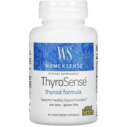 Пищевая добавка для щитовидной железы Natural Factors WomenSense ThyroSense 60 капсул