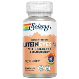 Лютеїн Solaray Lutein Eyes 18 30 веганських капсул - мініатюра 1