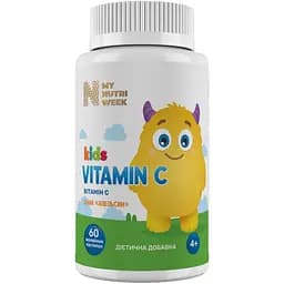 Вітамін С My Nutri Week для дітей 60 желейних пастилок
