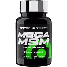 Препарат для суставов и связок Scitec Mega MSM 100 капсул