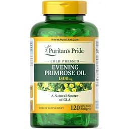 Жирні кислоти Puritan's Pride Evening Primrose Oil 1300 мг 120 капсул