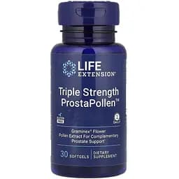 Натуральна добавка Life Extension Triple Strength ProstaPollen, 30 капсул
