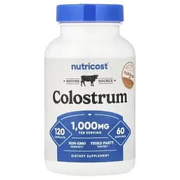 Молозиво Nutricost 1000 мг 120 капсул