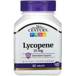 Ликопин 21st Century Lycopene 25 мг 60 таблеток