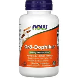 Пробиотики и пребиотики NOW Gr8-Dophilus 4 billion 120 вегакапсул