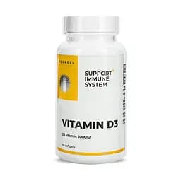Вітаміни та мінерали Progress Nutrition Vitamin D3 5000 IU, 90 капсул