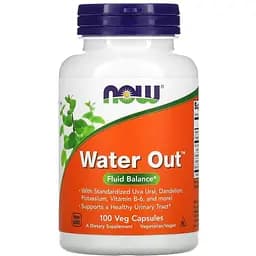 Натуральна добавка Now Water Out 100 вегакапсул