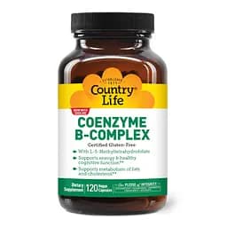 Вітаміни та мінерали Country Life Coenzyme B-Complex, 120 вегакапсул - мініатюра 1