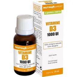 Натуральний вітамін D3 Nutriexpert без смаку 20 мл